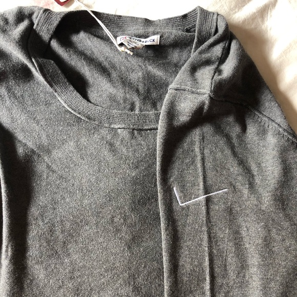 NWT - Gray Cotton Sweater - Size XL - Picture 5 of 6